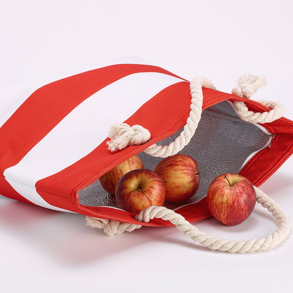 Picture of Athens Cooler 15L rPET. Pocket and recycled cotton handles