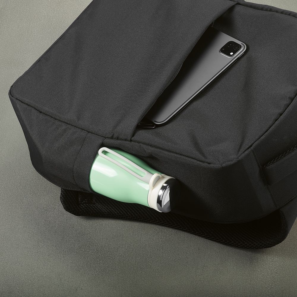 Picture of Budapest Backpack 16L rPET. Front Pocket. Fits 17" laptop