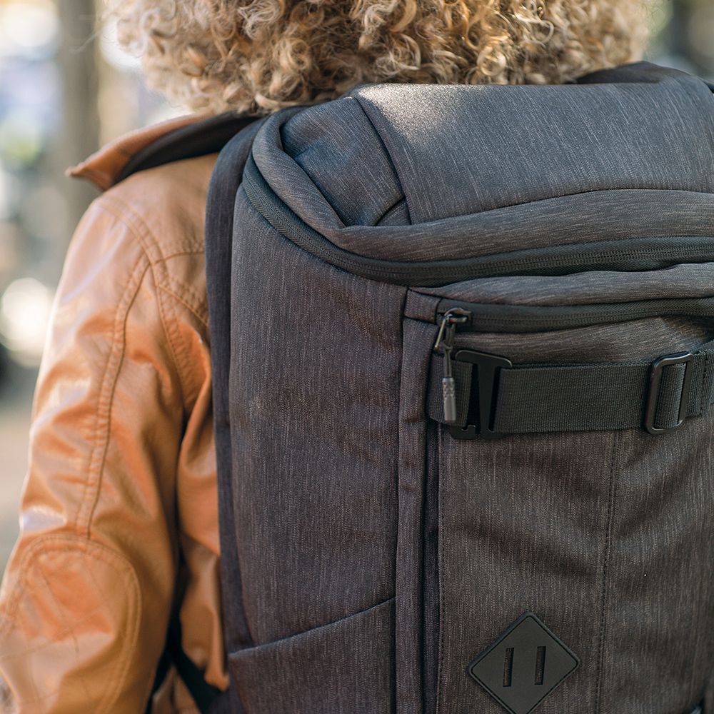 Picture of Paso Backpack 20L in rPET. Bottom loops. Fits 17" Laptop
