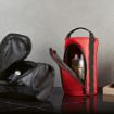 Picture of Riga Toiletry Bag 5.7L rPET. Barrel shaped with carry handle