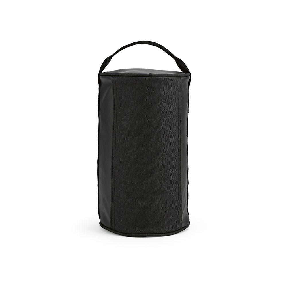 Picture of Riga Toiletry Bag 5.7L rPET. Barrel shaped with carry handle