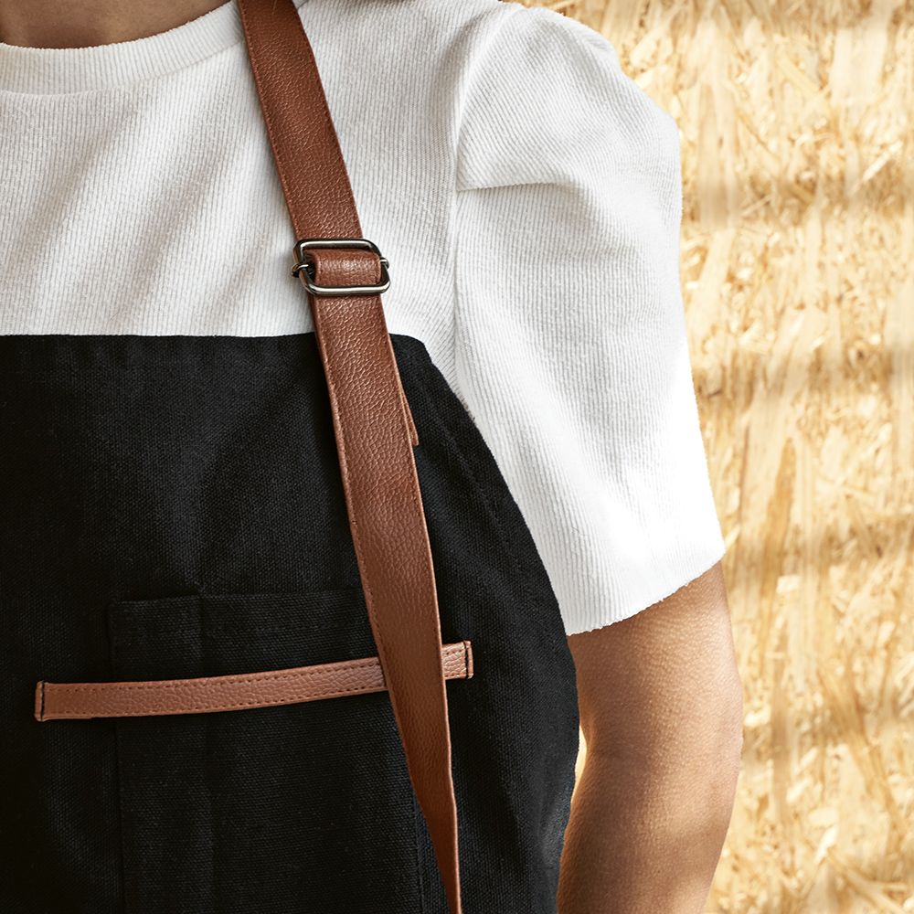 Picture of Goya Apron rCotton 300gsm and rPU details