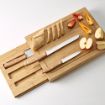 Picture of Brancusi Board Bamboo with Kitchen Knives