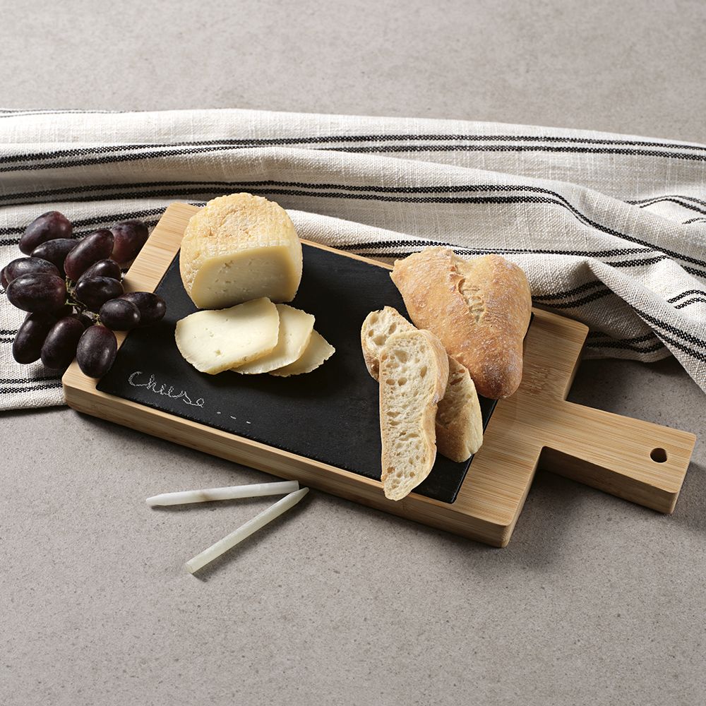 Picture of Claudel Board Slate and Bamboo with Handle and Chalk