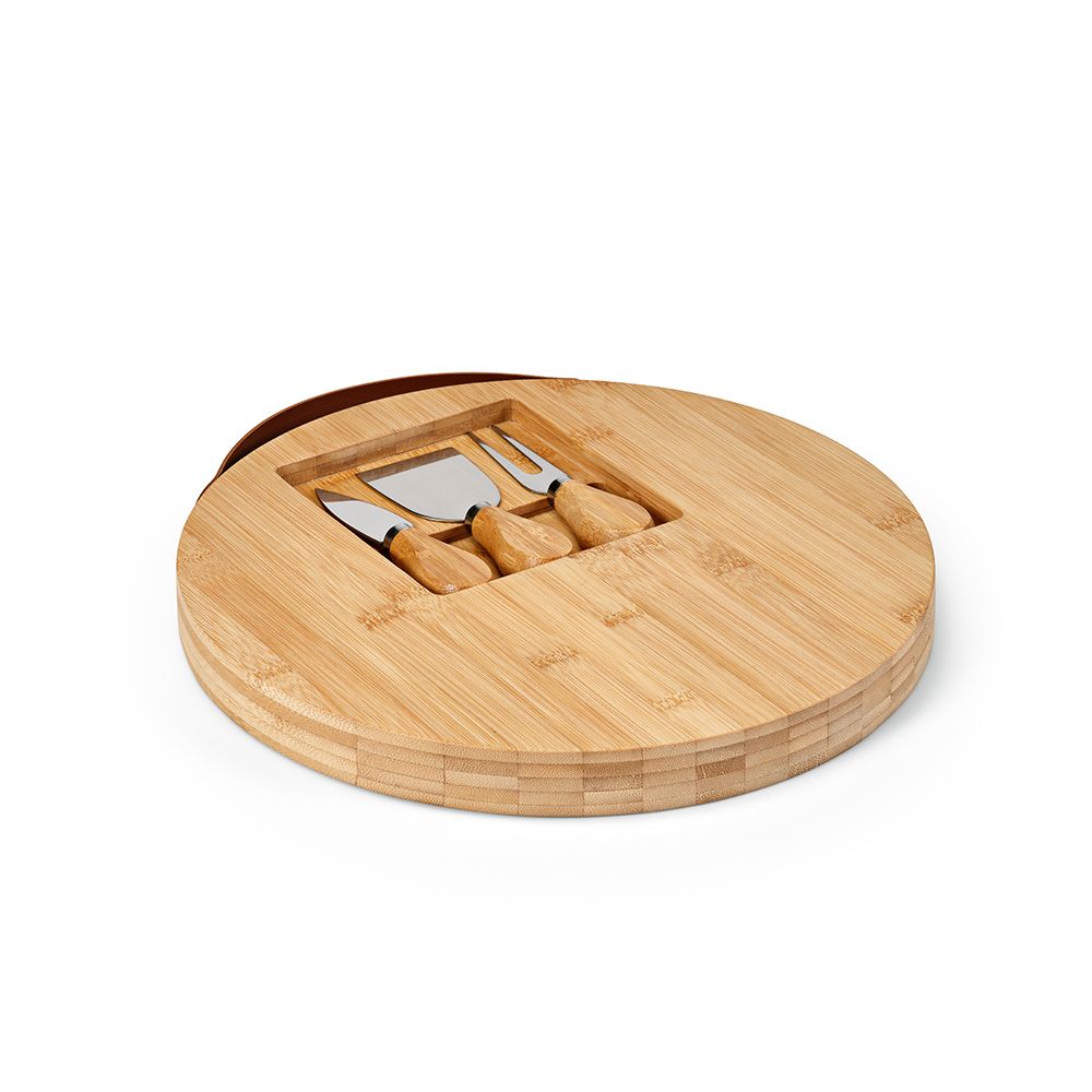 Picture of Duchamp Board Bamboo with Cheese Utensils