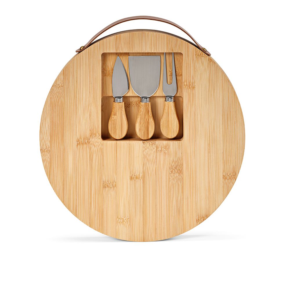 Picture of Duchamp Board Bamboo with Cheese Utensils