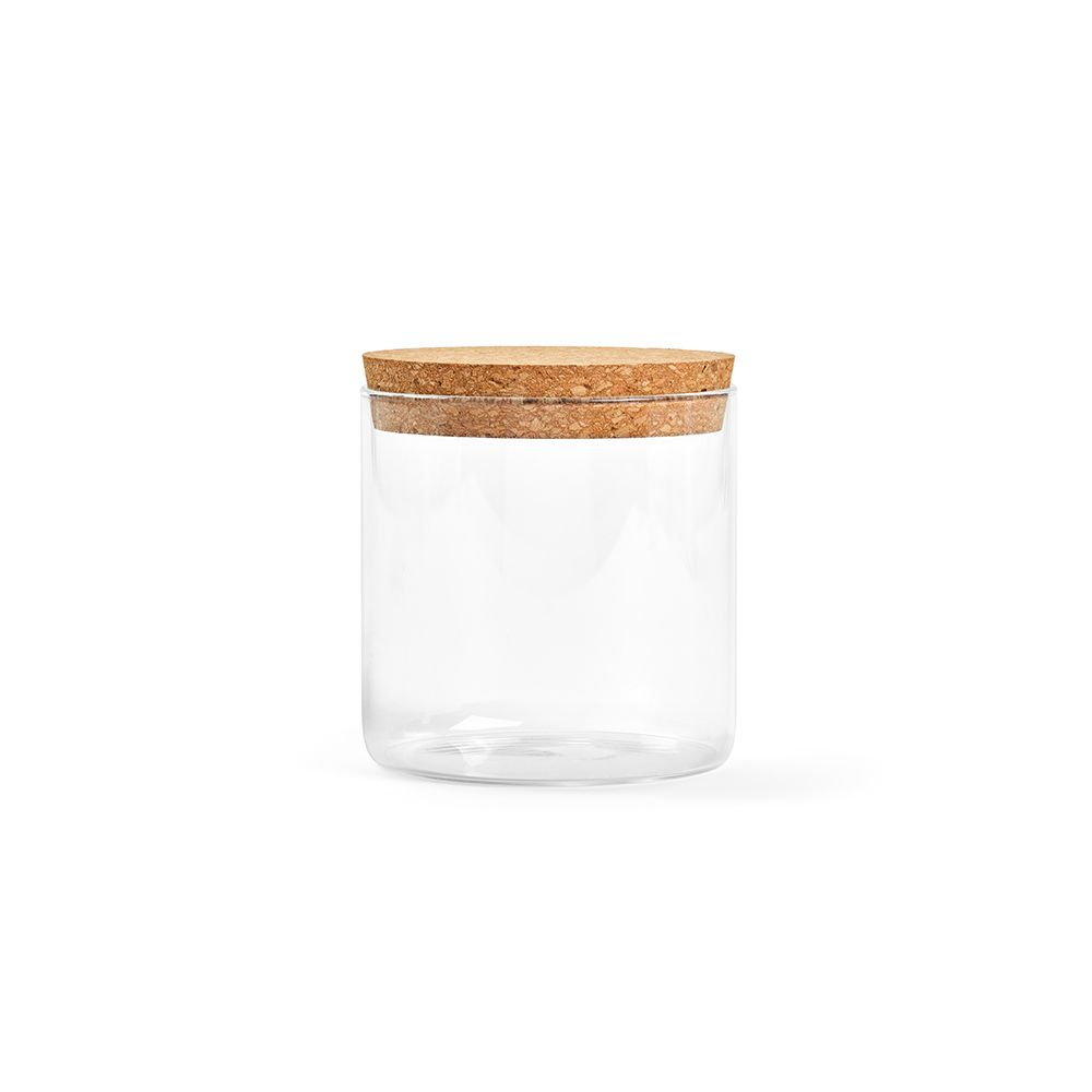 Picture of Magritte 500 Canister Borosilicate Glass 580ml. Cork lid