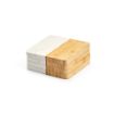 Picture of Kahlo Coasters Marble and Bamboo. Set of 4