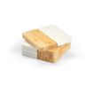 Picture of Kahlo Coasters Marble and Bamboo. Set of 4