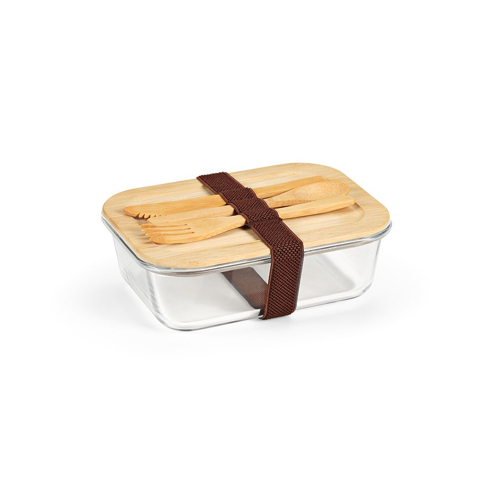 Picture of Van Gogh 1000 Lunchbox Borosilicate Glass and Bamboo 1090ml