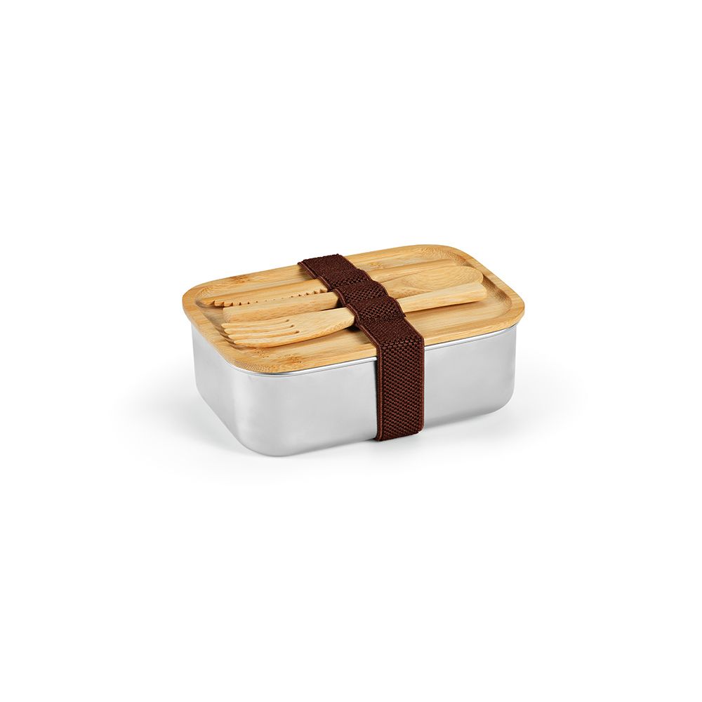 Picture of Warhol Lunchbox rSS 740ml with Bamboo lid and cutlery