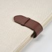 Picture of Eliot A4 Folder rCotton. 64 FSC sheet notepad and rPU closure