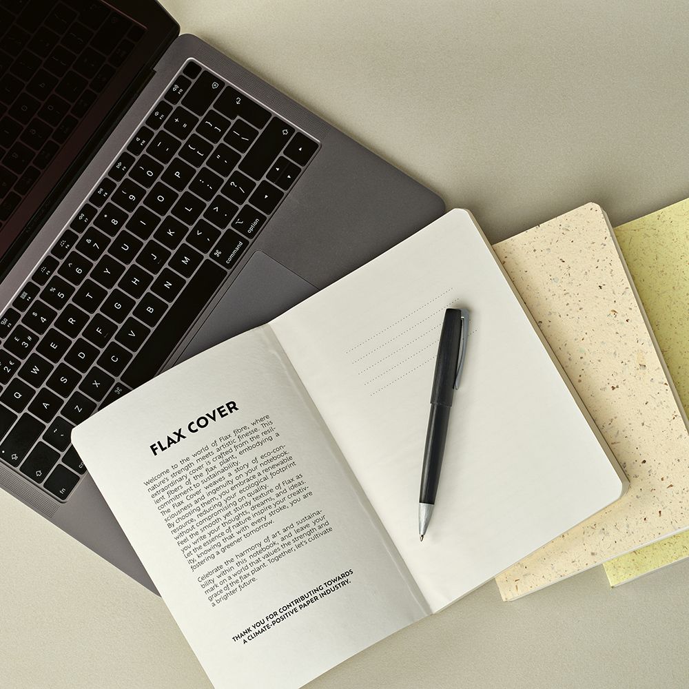 Picture of Chaucer A5 Notebook Beer Waste cover. 80gsm recycled 196 pages