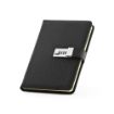 Picture of Melville A5 Notebook rPET. Metal lock and 70gsm FSC 192 pages