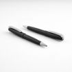 Picture of Hemingway Ballpoint Pen rAluminium. Black 2km Dokumental® ink