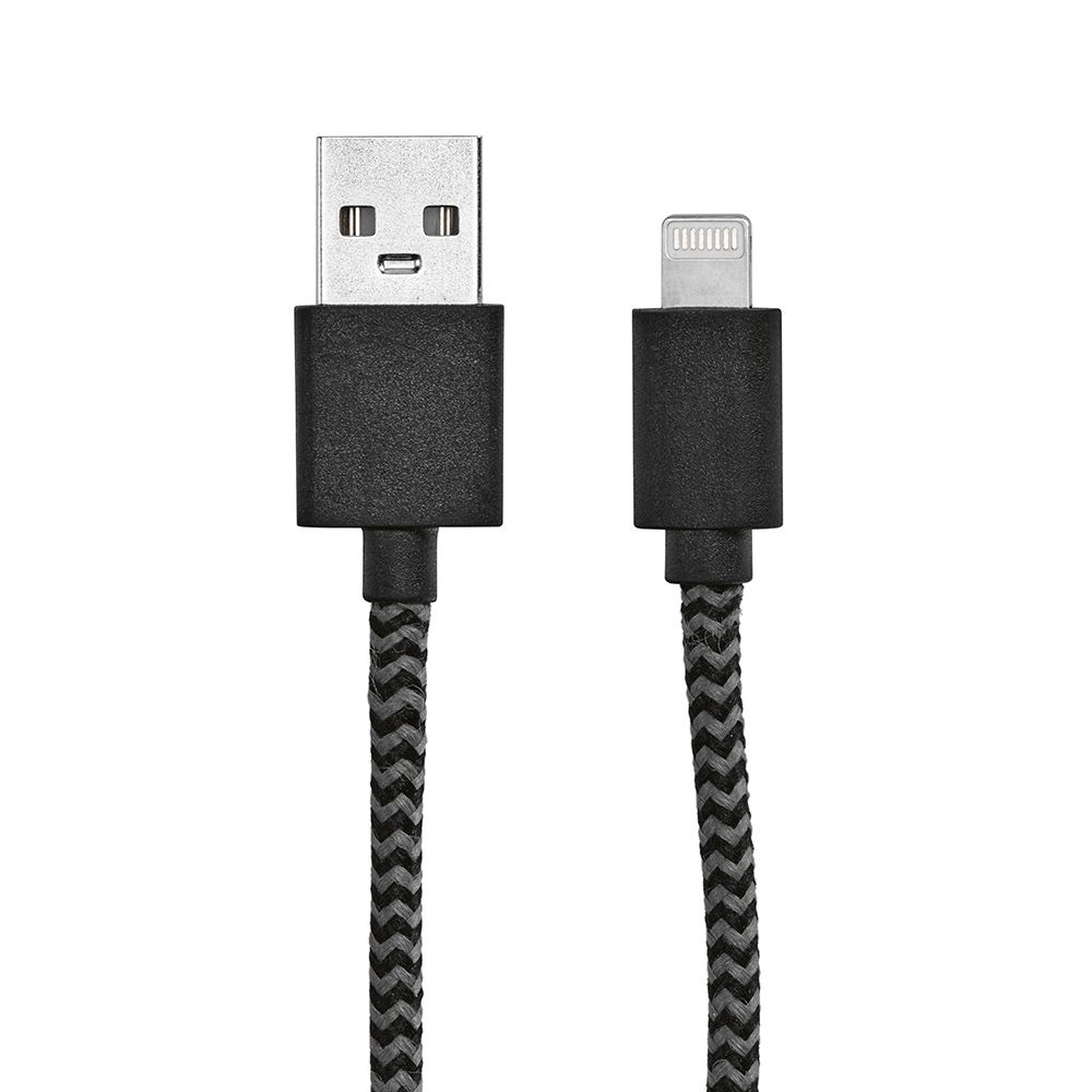 Picture of Bernoulli Cable rPET. 1m USB-A to Lightning. Fast Charge
