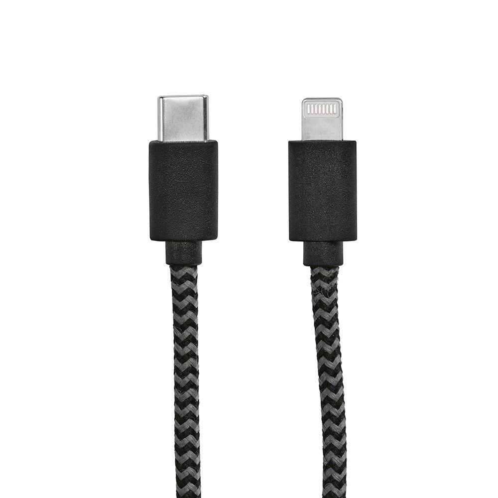 Picture of Ramanujan Cable rPET. 1m USB-C to Lightning. Fast Charge