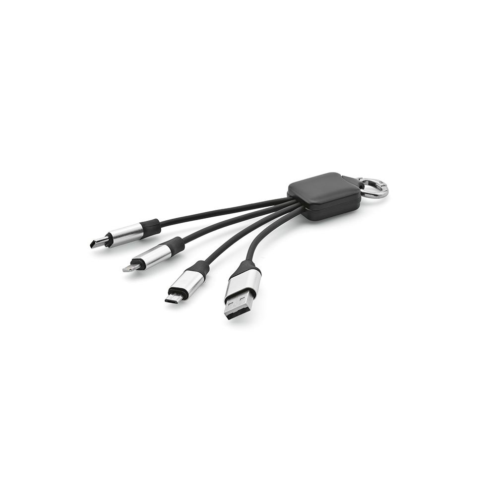 Picture of Sagan 4-in1 Cable rTPR. Backlit logo and hanging loop
