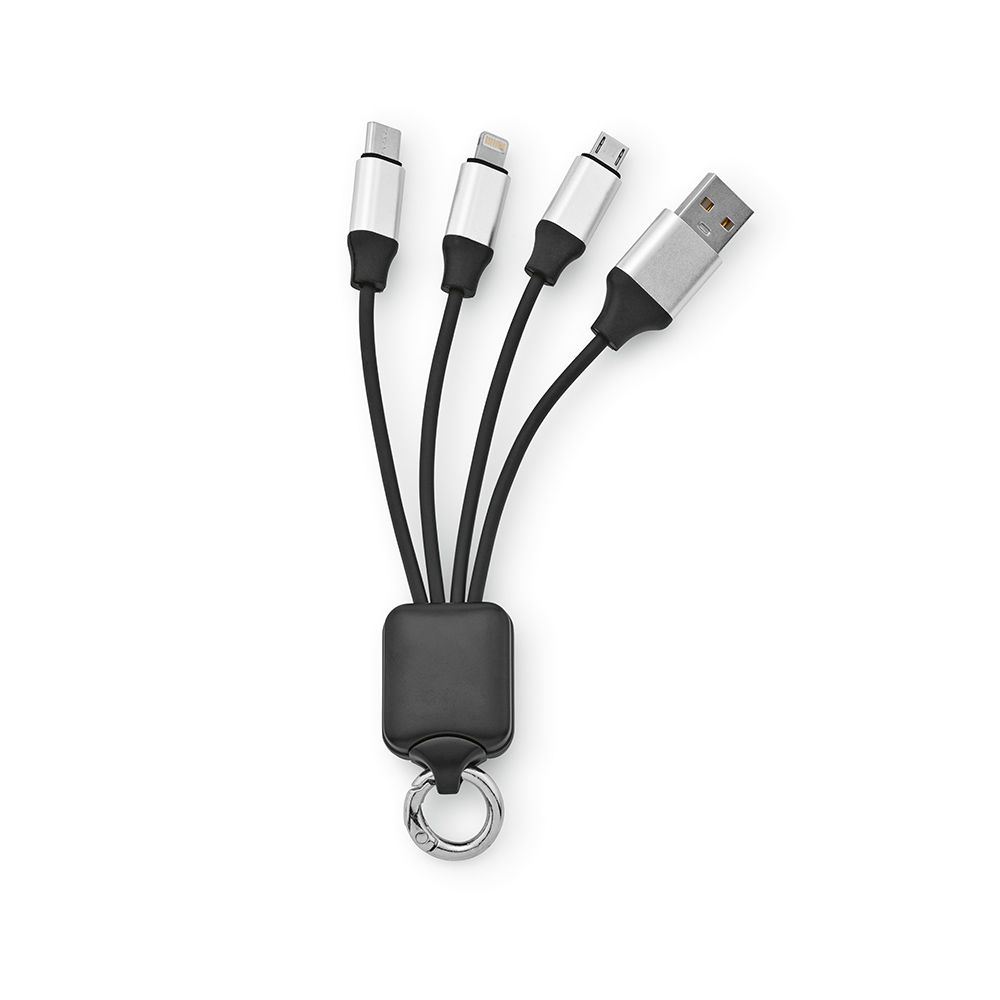 Picture of Sagan 4-in1 Cable rTPR. Backlit logo and hanging loop