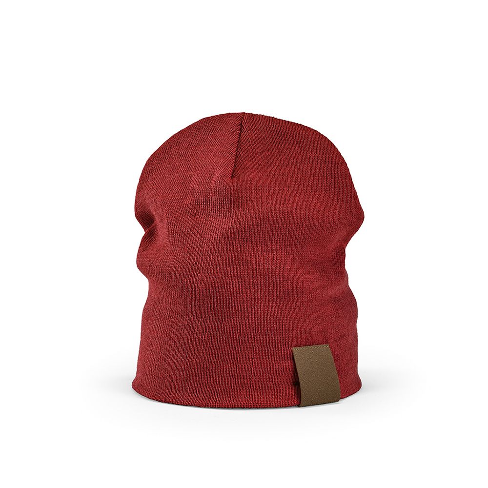 Picture of Marley Beanie rPET. Customisable Patch
