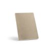Picture of Poe A5 Notebook Flax cover. 80gsm recycled 196 pages