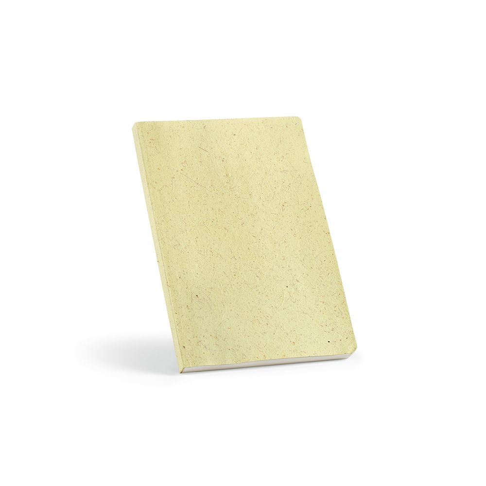 Picture of Lewis A5 Notebook Corn Husk cover. 80gsm recycled 196 pages