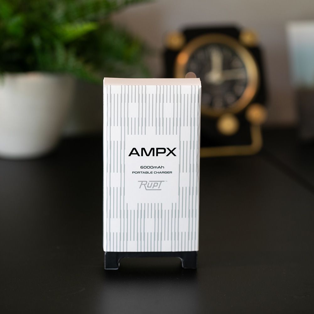 Picture of Ampx Powerbank rABS 6000 mAh. 18W. Charges phone 2-3 times
