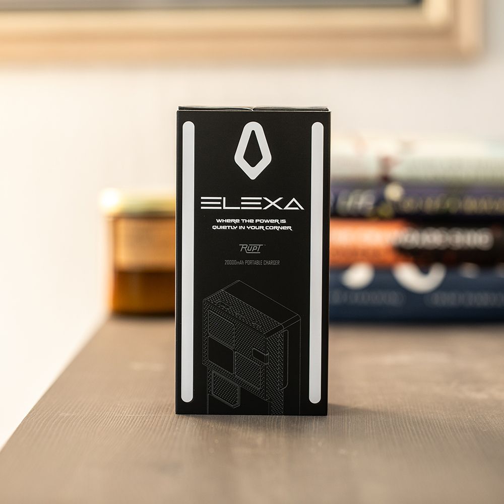 Picture of Elexa Powerbank rABS 20000mAh. 45W Charges laptop. LED Display