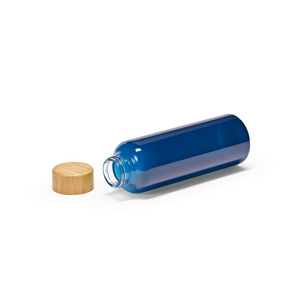 Picture of Indus Bottle Borosilicate Glass and Bamboo lid 510 ml. Leakproof