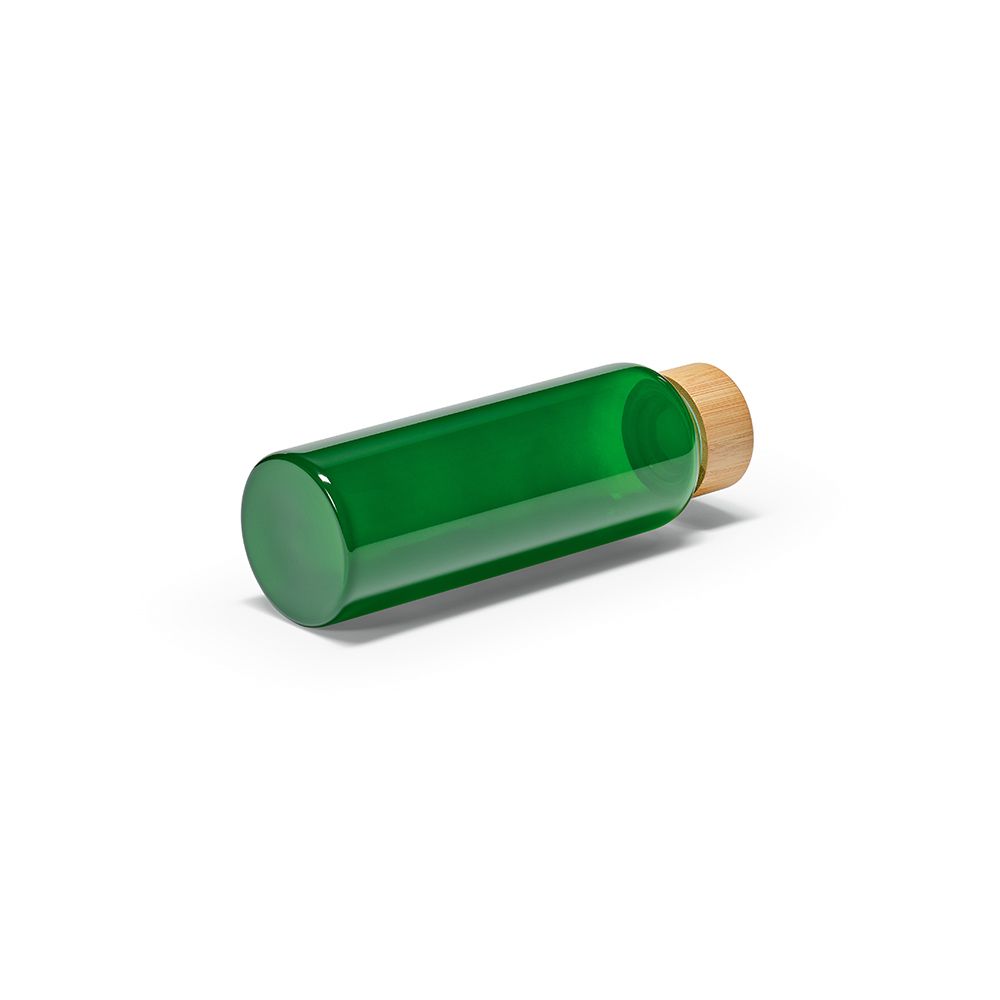 Picture of Indus Bottle Borosilicate Glass and Bamboo lid 510 ml. Leakproof