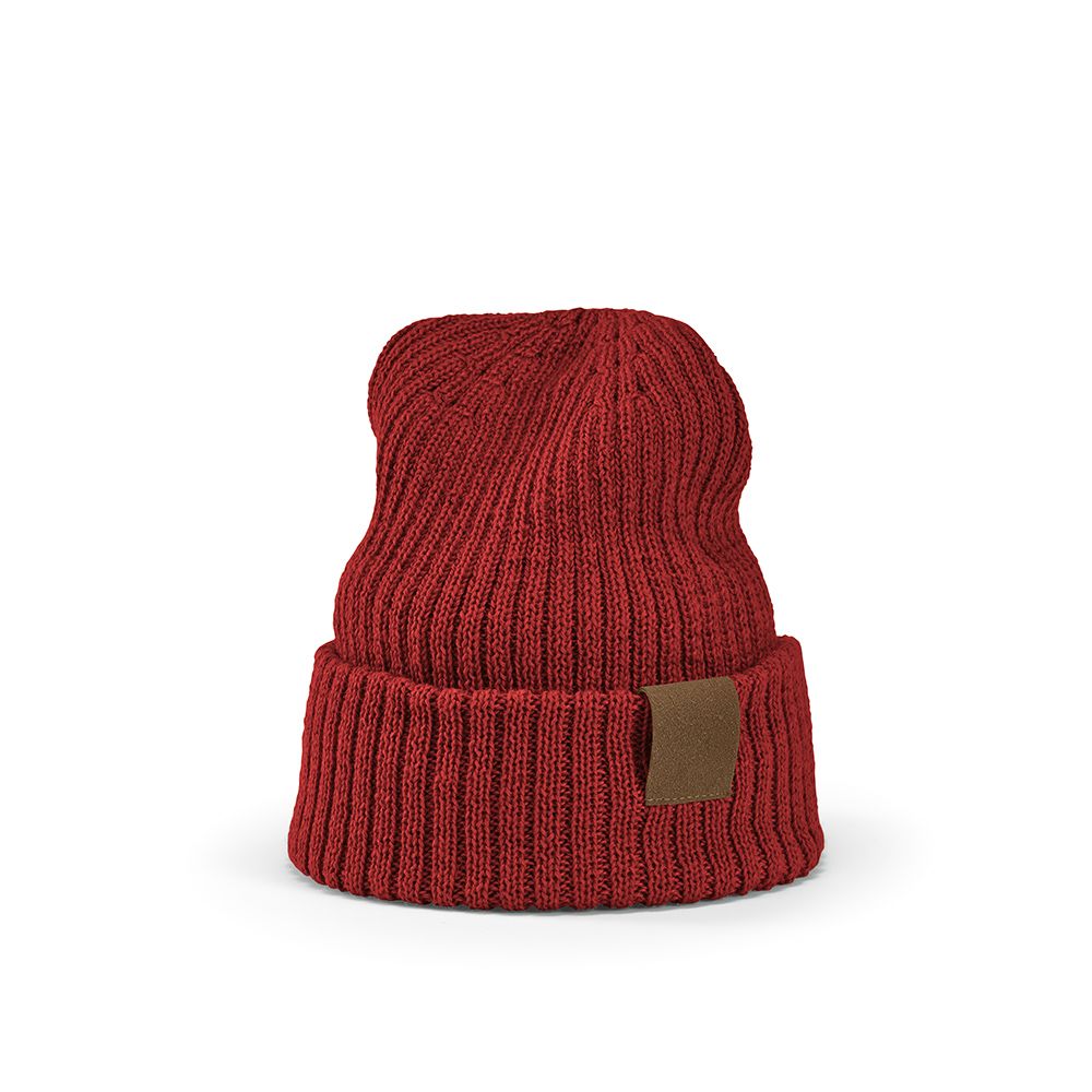 Picture of Cobain Beanie rPET and Wool. Customisable Patch