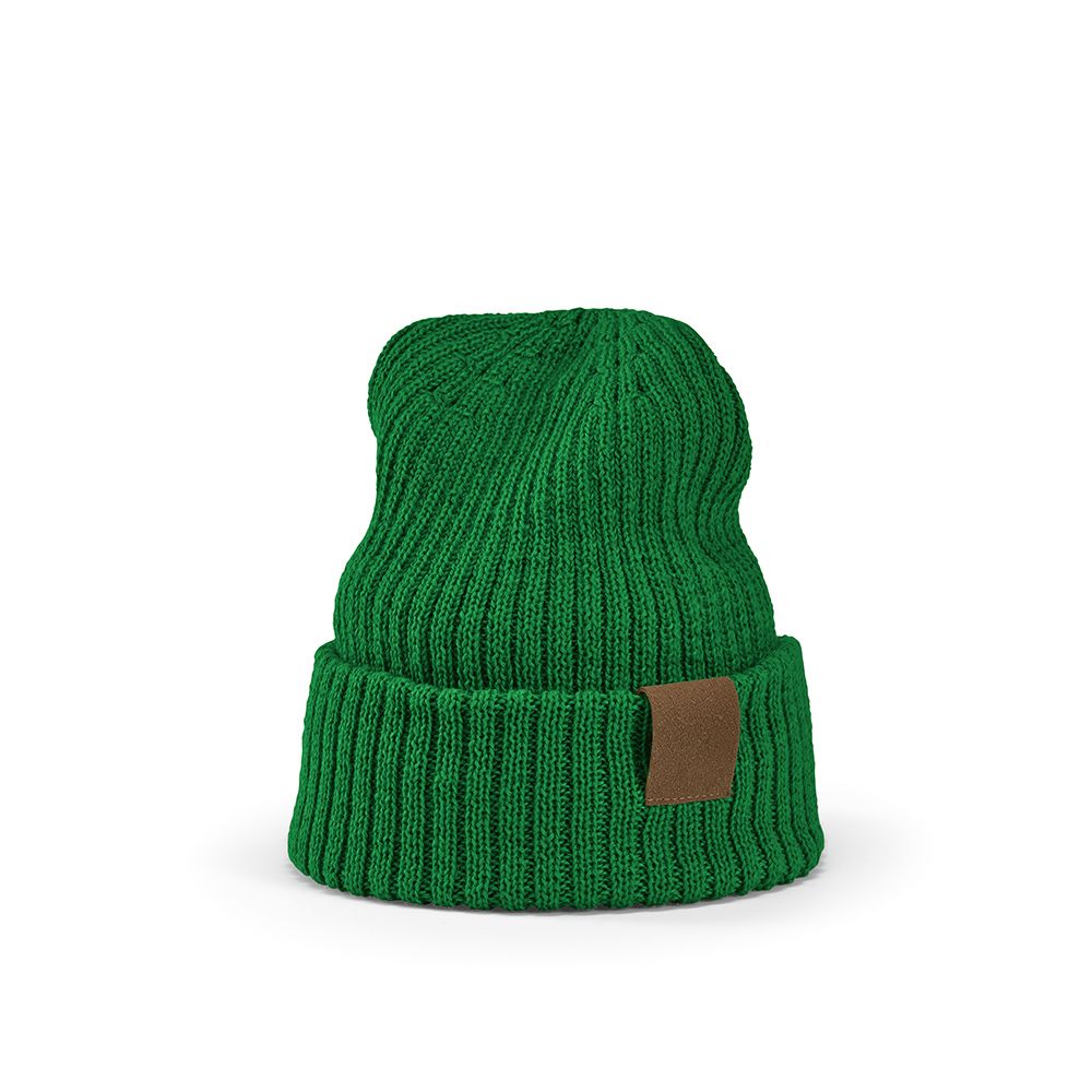 Picture of Cobain Beanie rPET and Wool. Customisable Patch
