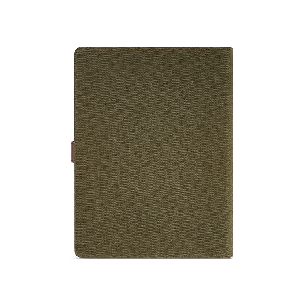 Picture of Eliot A4 Folder rCotton. 64 FSC sheet notepad and rPU closure