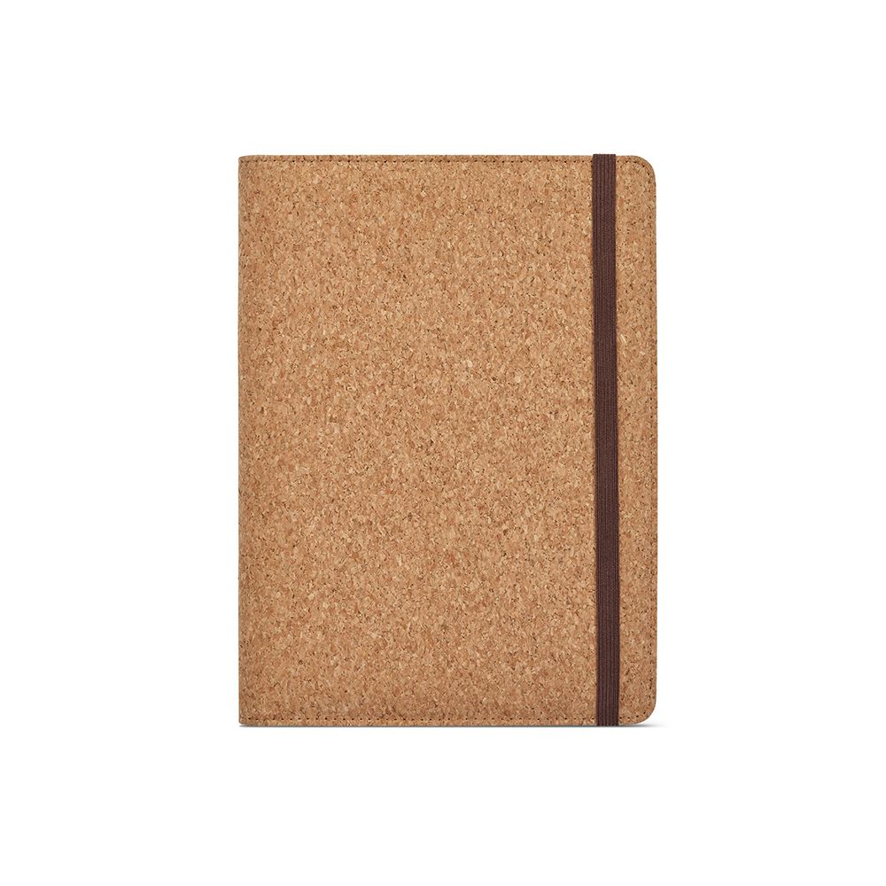 Picture of Kafka A5 Folder Cork. 64 FSC sheet notepad and elastic closure
