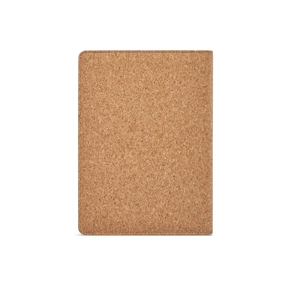 Picture of Kafka A5 Folder Cork. 64 FSC sheet notepad and elastic closure