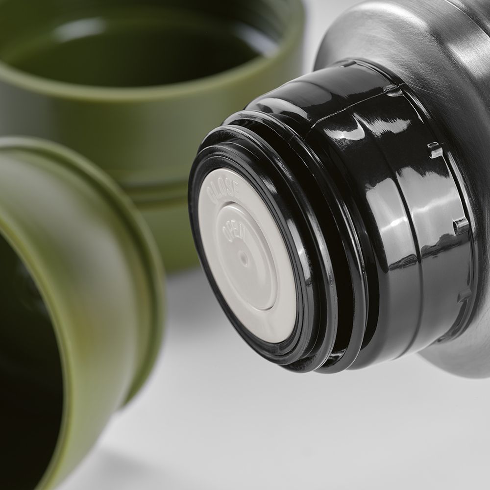 Picture of Loire Thermos rSS 810ml. 2 Cups and Carabiner 