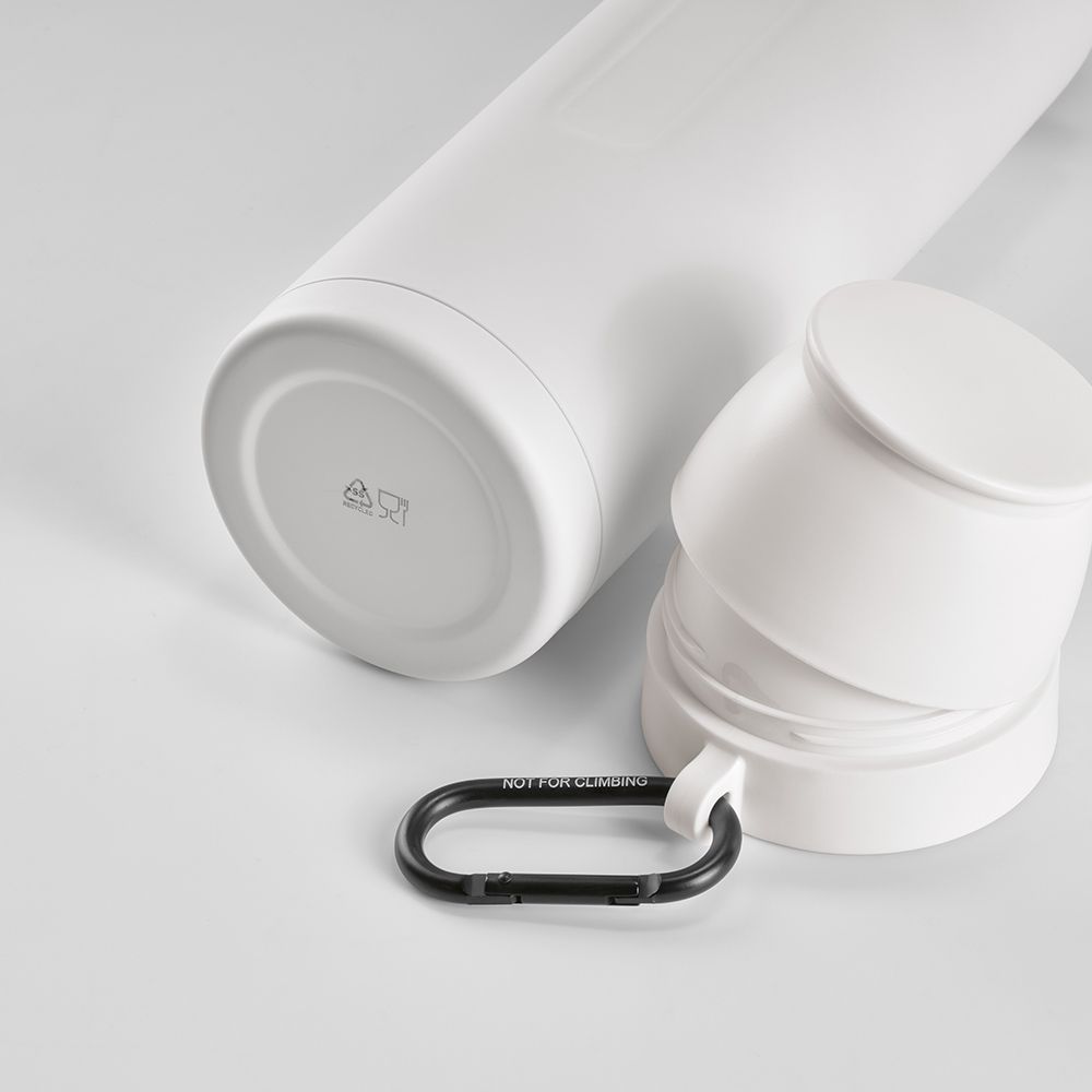 Picture of Loire Thermos rSS 810ml. 2 Cups and Carabiner 