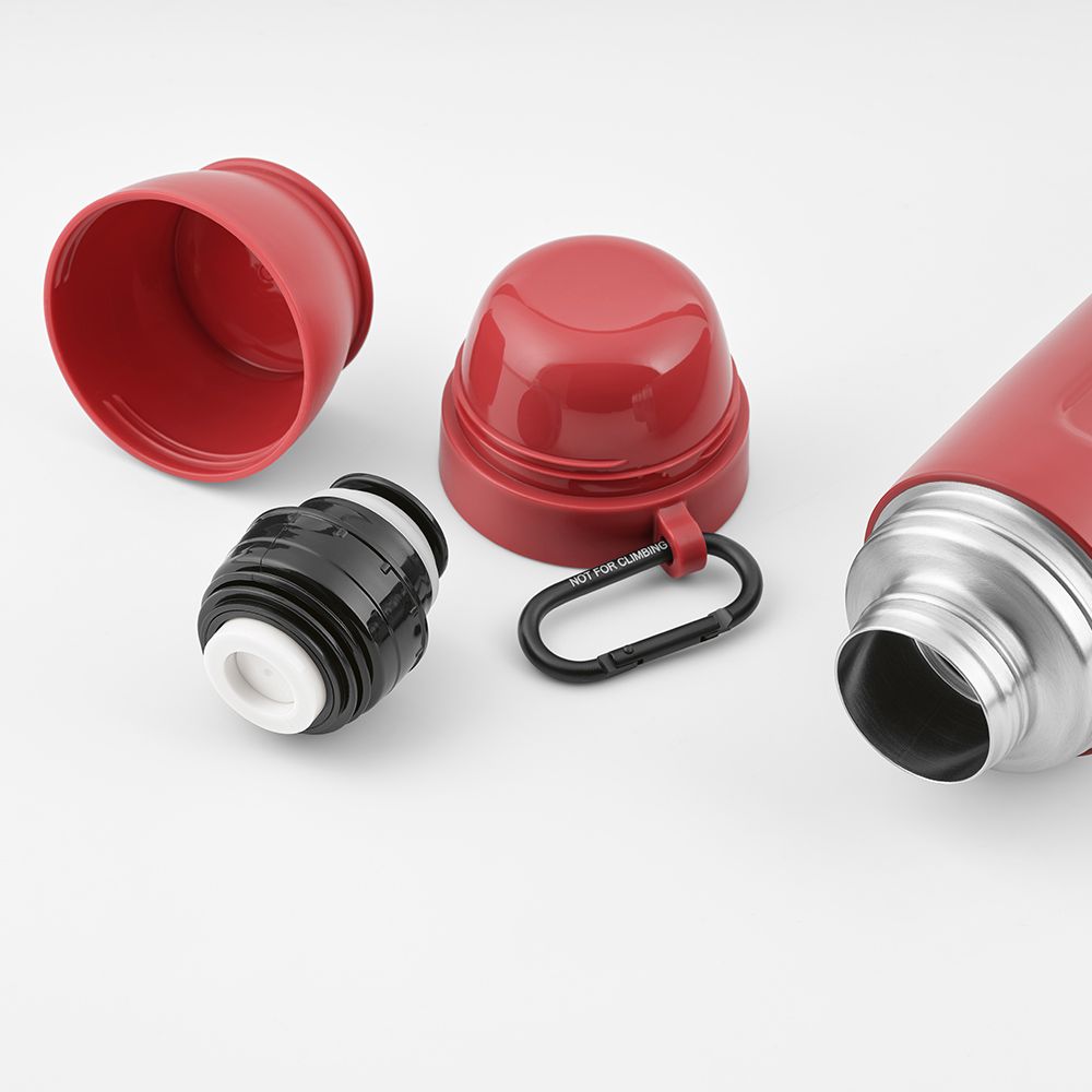 Picture of Loire Thermos rSS 810ml. 2 Cups and Carabiner 