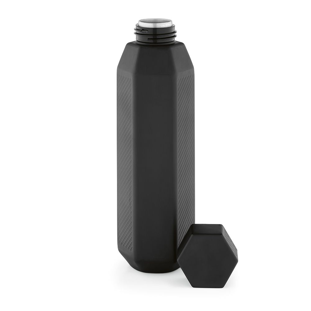 Picture of Hexagul Bottle rSS 530ml. Double wall and Leakproof. Hexagonal