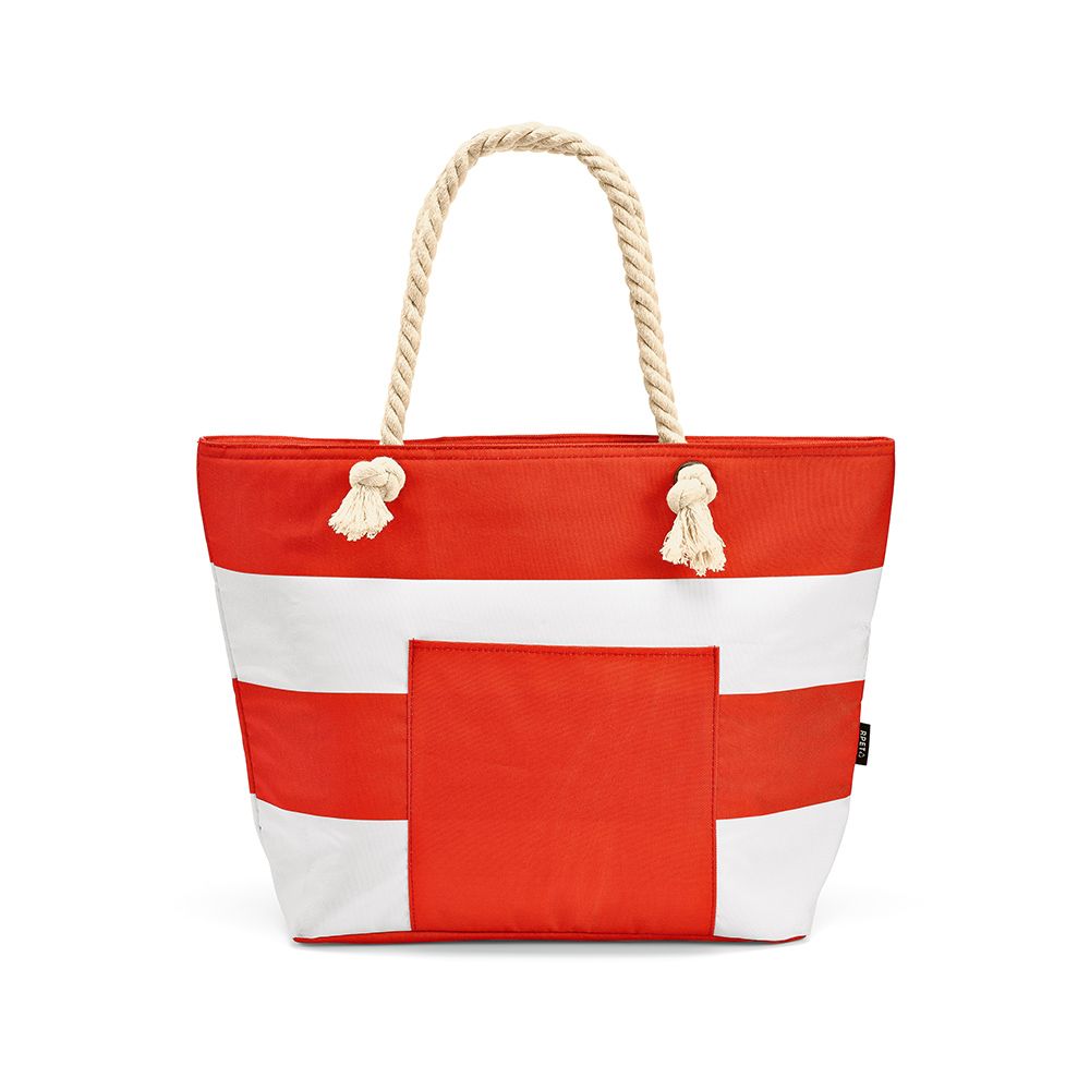 Picture of Athens Cooler 15L rPET. Pocket and recycled cotton handles