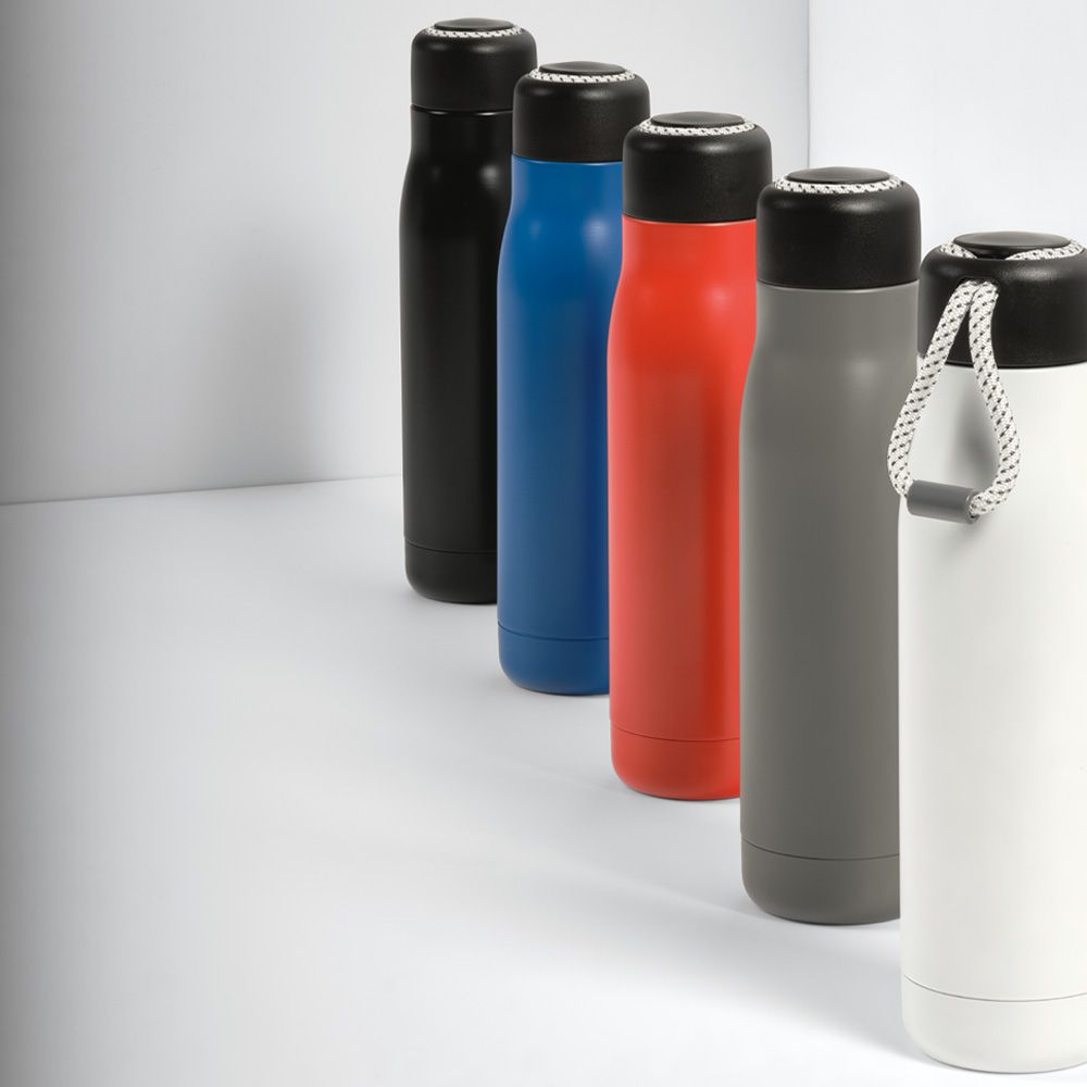 Picture of Lena Bottle rSS 570ml. Double wall and Leakproof. rPET handle