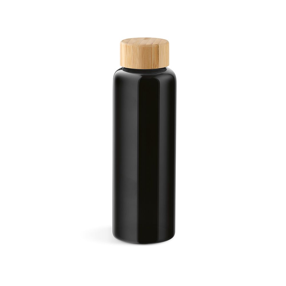 Picture of Indus Bottle Borosilicate Glass and Bamboo lid 510 ml. Leakproof