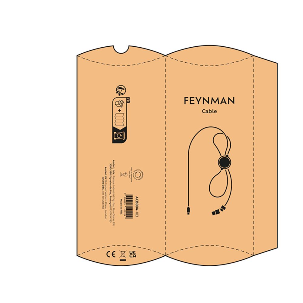 Picture of Feynman 5-in-1 Cable Bamboo and rPET. Backlit logo