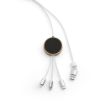 Picture of Feynman 5-in-1 Cable Bamboo and rPET. Backlit logo