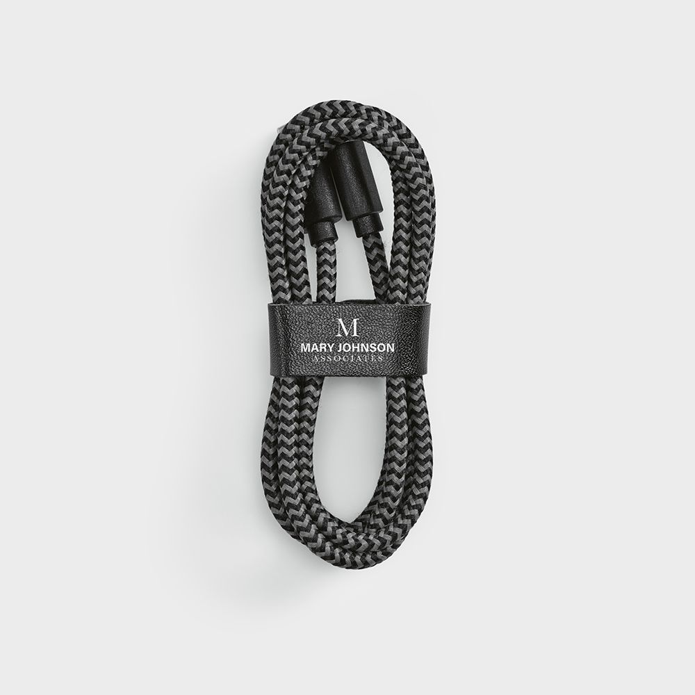 Picture of Leibniz Cable rPET. 1m USB-A to USB-C. Fast Charge