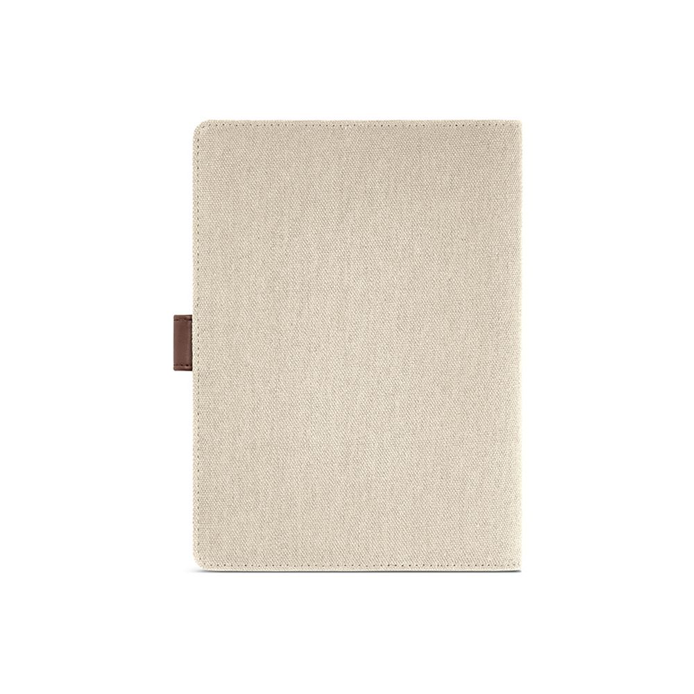 Picture of Eliot A5 Folder rCotton. 64 FSC sheet notepad and rPU closure