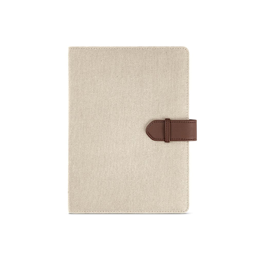 Picture of Eliot A5 Folder rCotton. 64 FSC sheet notepad and rPU closure