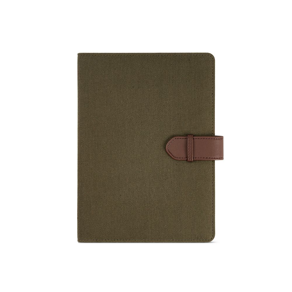 Picture of Eliot A5 Folder rCotton. 64 FSC sheet notepad and rPU closure