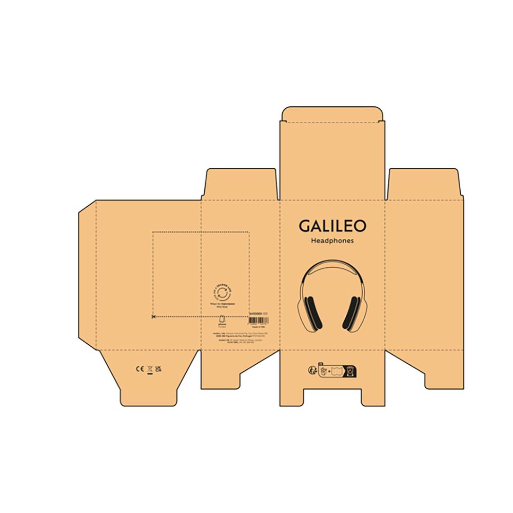 Picture of Galileo Headphones rABS 200mAh. 8h playtime