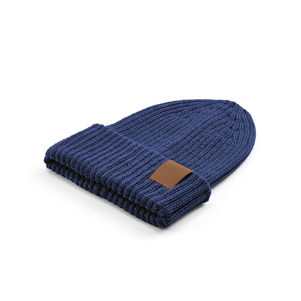 Picture of Cobain Beanie rPET and Wool. Customisable Patch